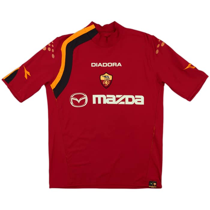 2004-05 Roma Home Shirt Totti #10 - 4/10 - (L)