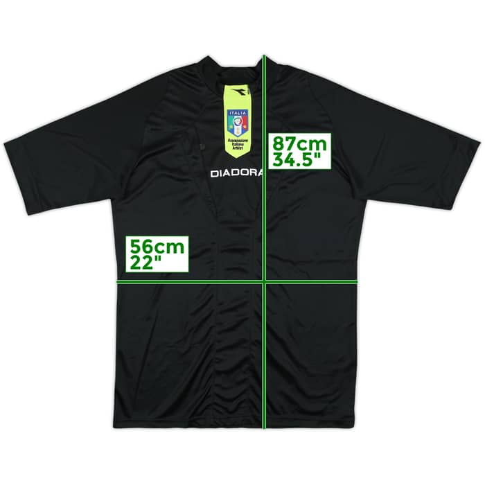 2009-10 Italy FIGC Diadora Referee Shirt - 9/10 - (L)