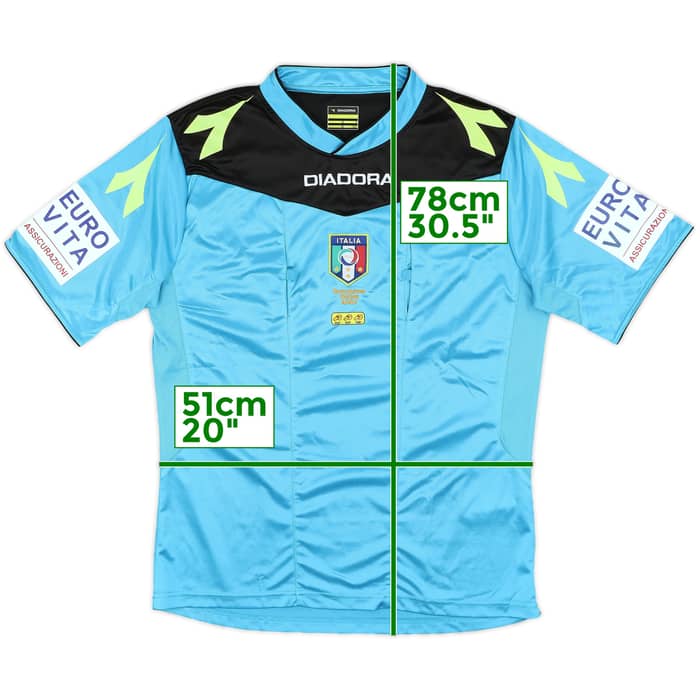 2015-16 Italy Diadora Referee Shirt - 9/10 - (M)