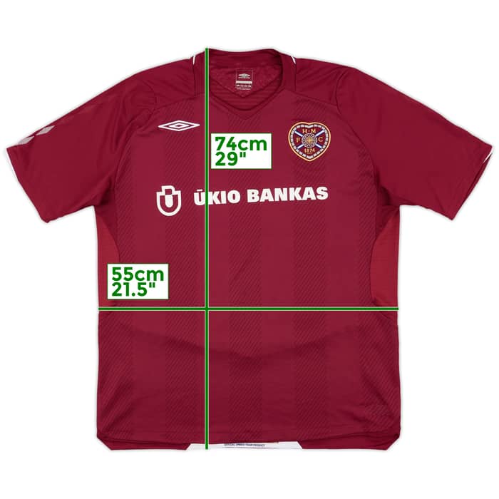 2008-09 Hearts Home Shirt - 9/10 - (L)