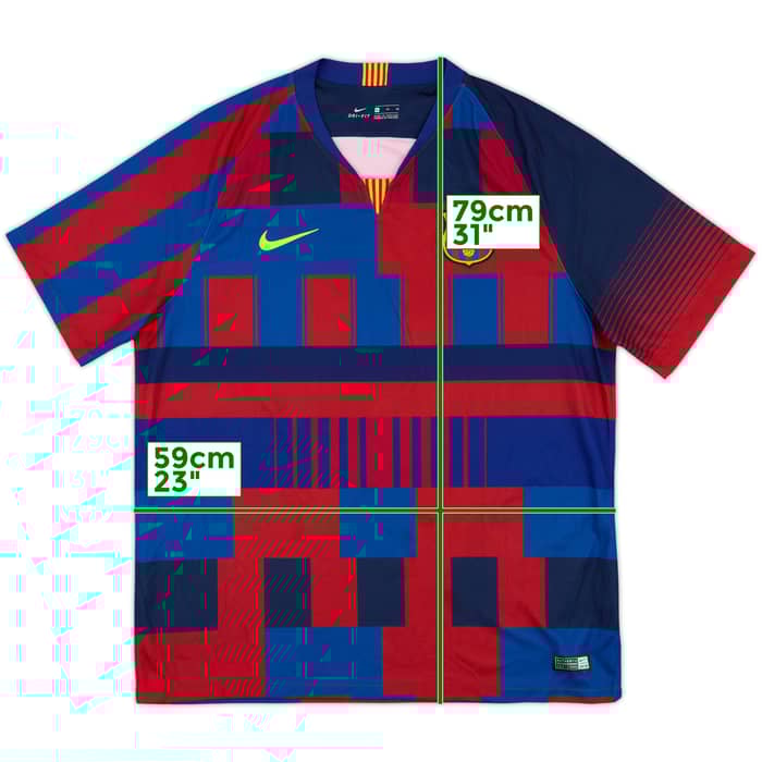 2018-19 Barcelona Nike Special '20th Anniversary' Shirt - 10/10 - (XL)