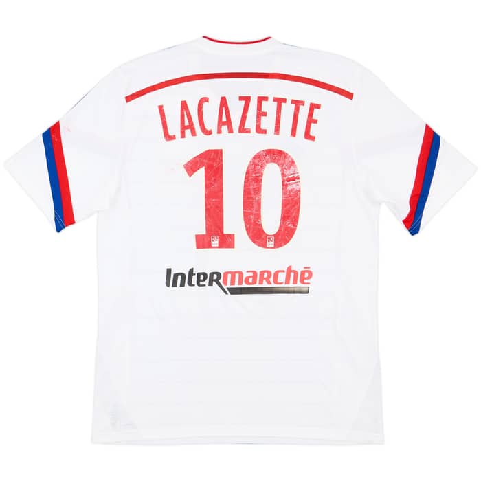 2014-15 Lyon Home Shirt Lacazette #10 - 4/10 - (L)