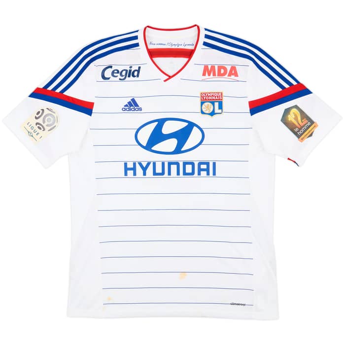 2014-15 Lyon Home Shirt Lacazette #10 - 4/10 - (L)