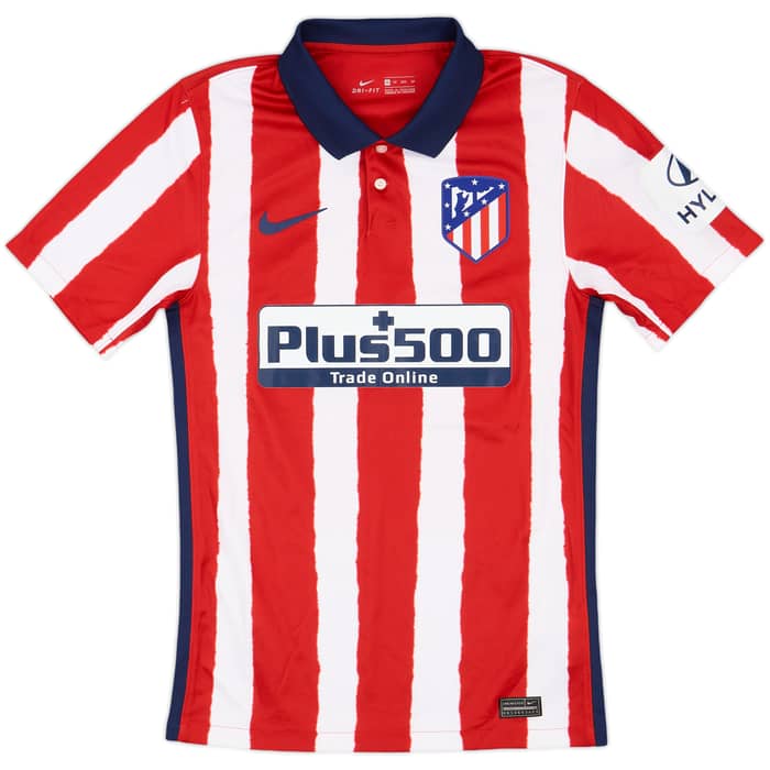2020-21 Atletico Madrid Home Shirt - 9/10 - (XS)
