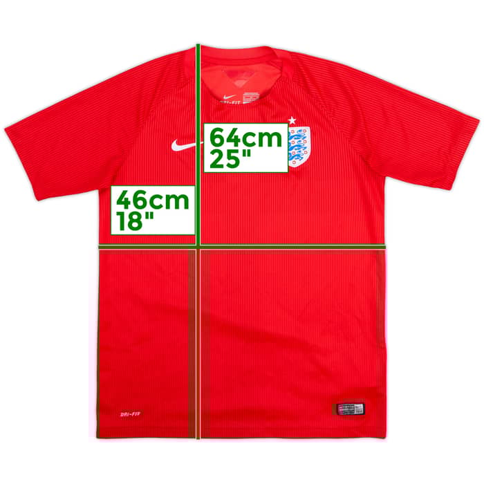 2014-15 England Away Shirt - 9/10 - (XL.Boys)