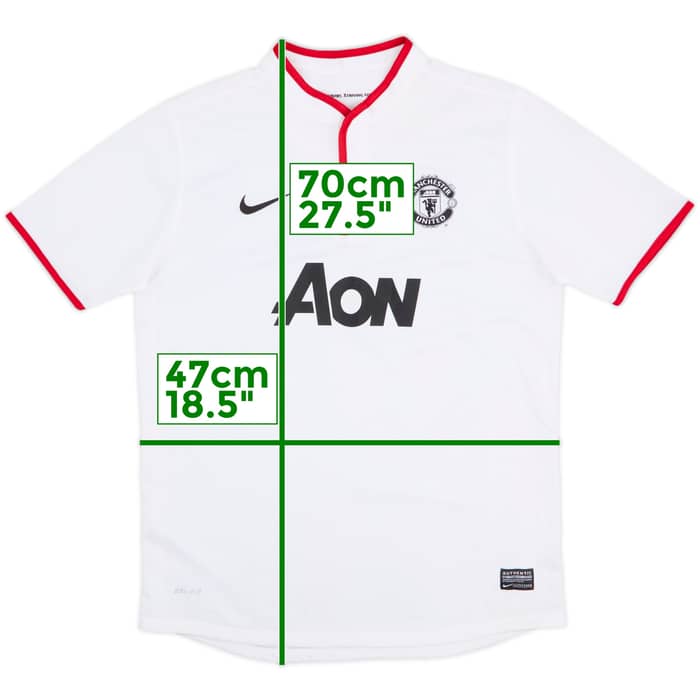 2012-14 Manchester United Away Shirt - 8/10 - (XL.Boys)