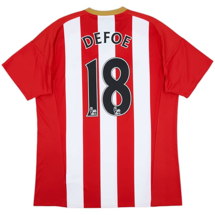 2016-17 Sunderland Home Shirt Defoe #18 (L)