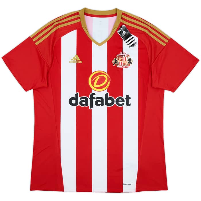 2016-17 Sunderland Home Shirt Defoe #18 (L)