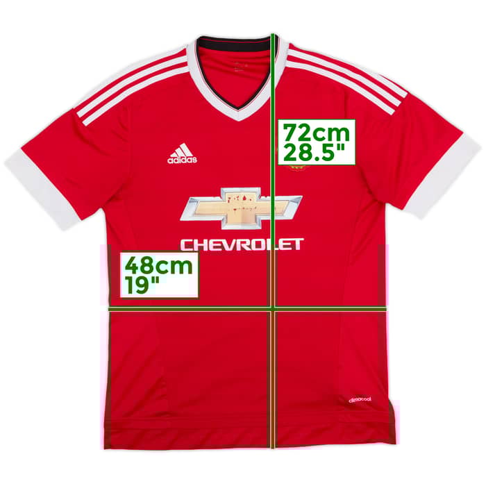 2015-16 Manchester United Home Shirt - 5/10 - (M)
