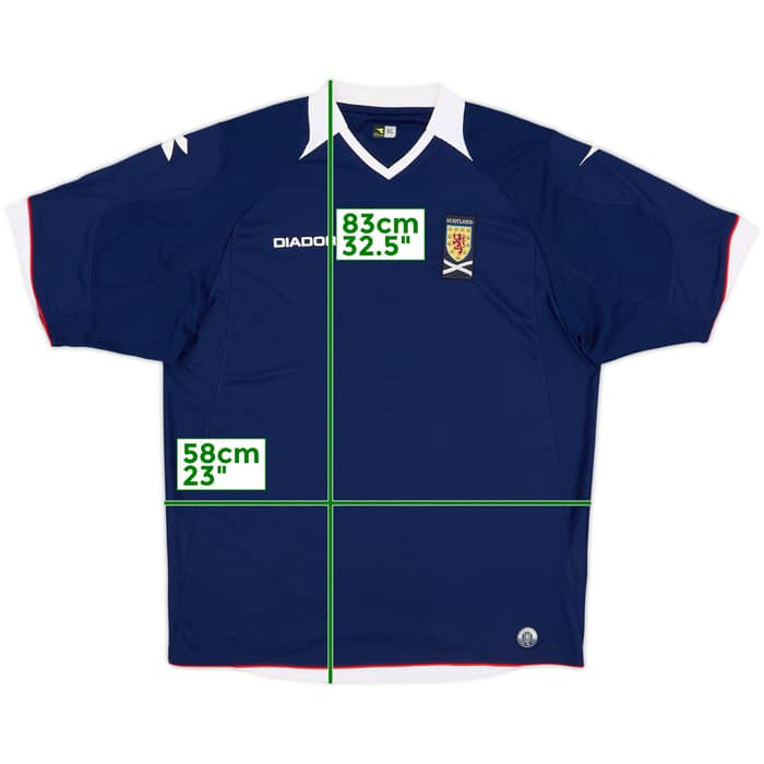 2008-09 Scotland Home Shirt - 9/10 - (XL)