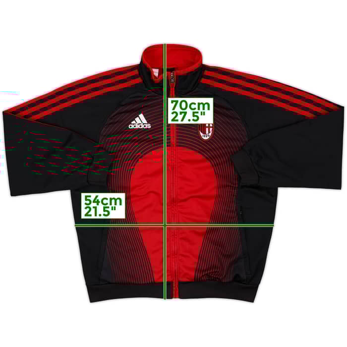 2006-07 AC Milan adidas Track Jacket - 8/10 - (L.Boys)