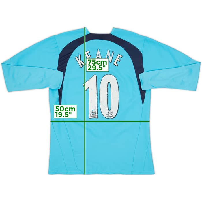 2006-07 Tottenham Away L/S Shirt Keane #10 - 4/10 - (L)
