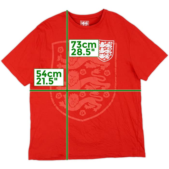 2014-15 England Cotton Tee - 7/10 - (L)