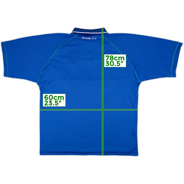 1996-98 Rochdale Home Shirt - 9/10 - (XXL)