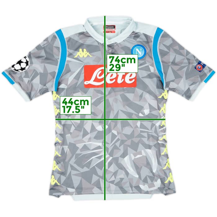 2018-19 Napoli Authentic Third Shirt Koulibaly #26 - 8/10 - (L)