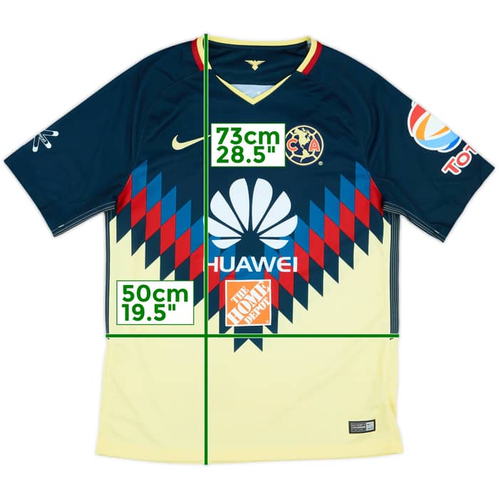 2017-18 Club America Home Shirt - 8/10 - (M)