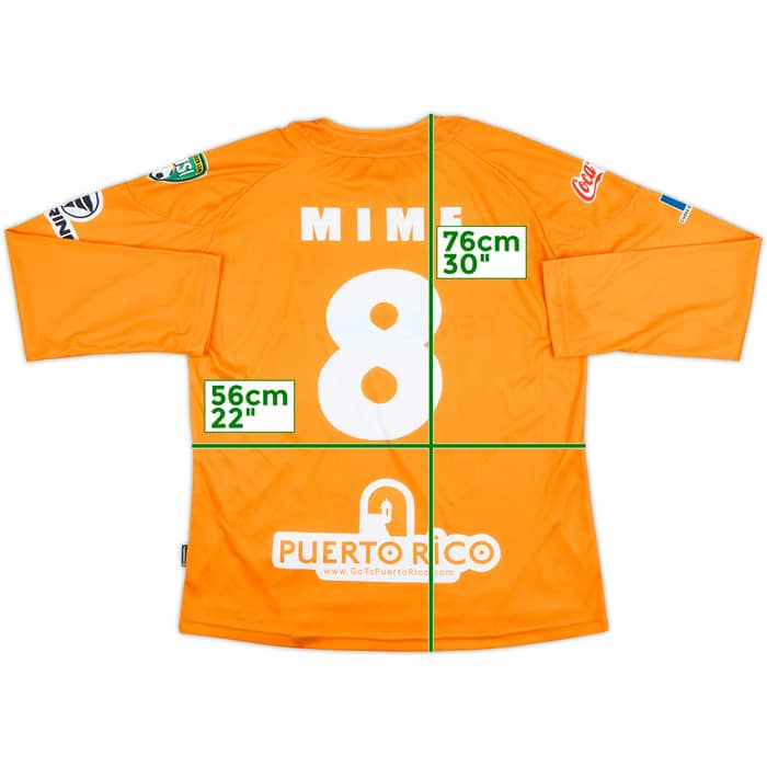 2008 Puerto Rico Islanders Match Issue Home L/S Shirt Mime #8