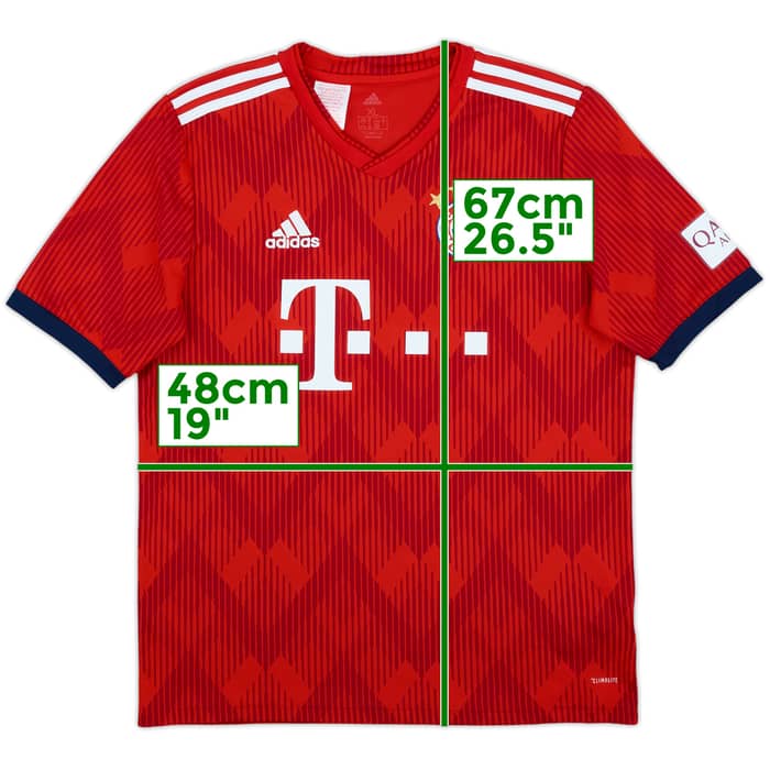 2018-19 Bayern Munich Home Shirt - 9/10 - (XL.Boys)