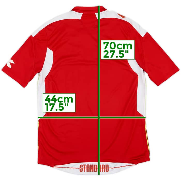 2009-10 Standard Liege Home Shirt - 7/10 - (XS)