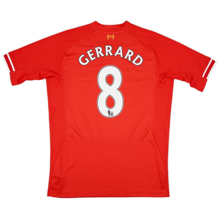 2013-14 Liverpool Home Shirt Gerrard #8