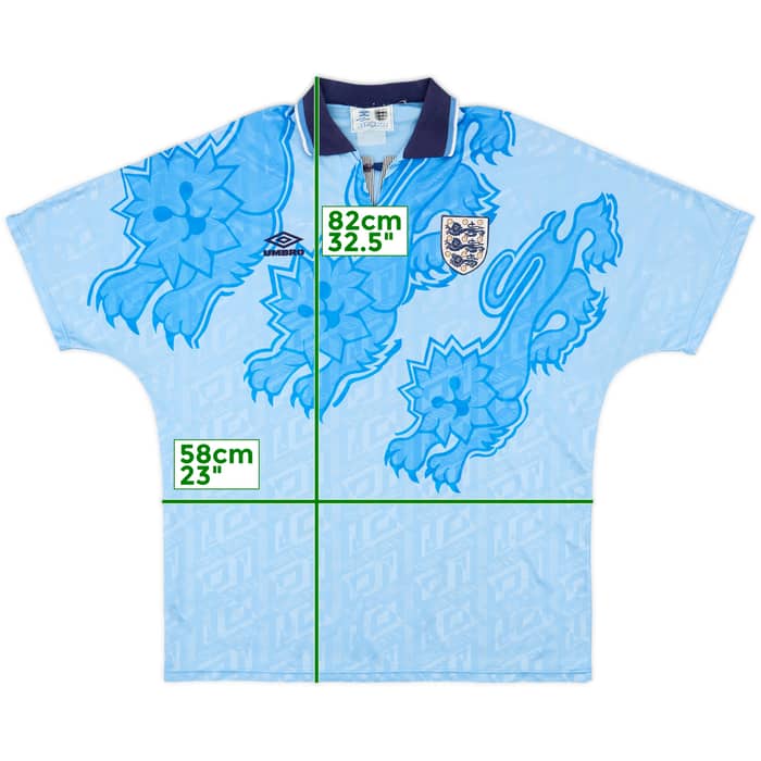 1992-93 England Third Shirt - 8/10 - (XL)