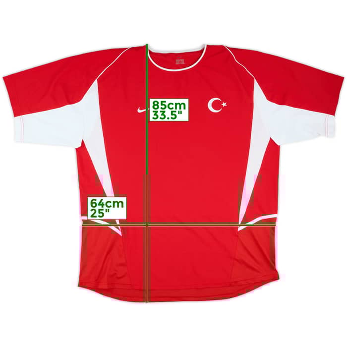 2003-04 Turkey Home Shirt - 8/10 - (XXL)