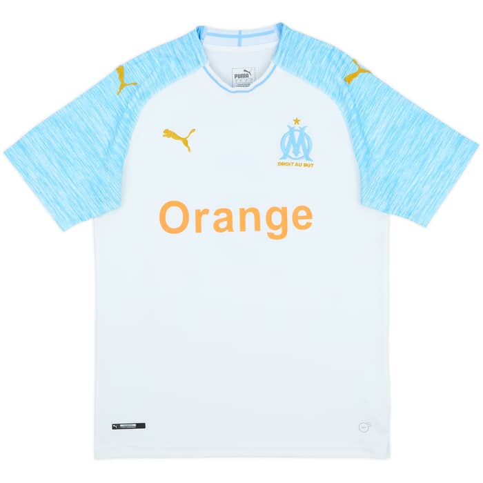 2018-19 Olympique Marseille Home Shirt Strootman #6 - 8/10 - (L)