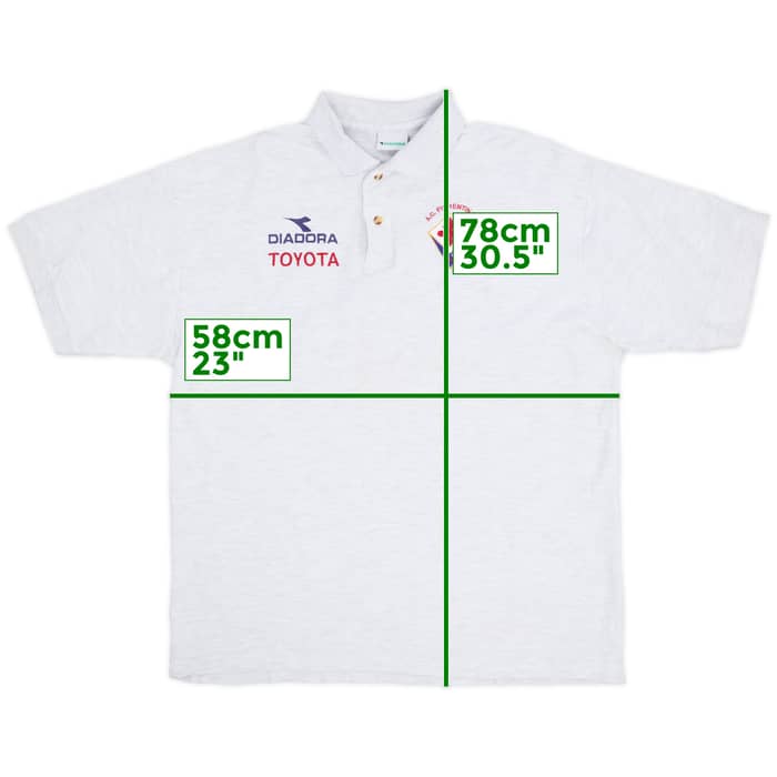 2000-01 Fiorentina Diadora Polo Shirt - 8/10 - (XL)