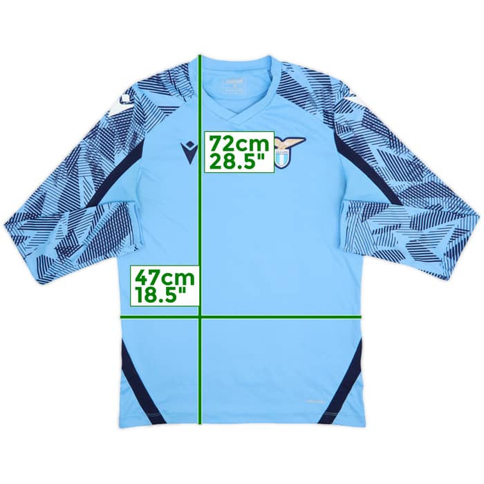2021-22 Lazio Macron Training L/S Shirt - 8/10 - (M)