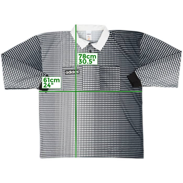 1990s adidas Referee Template L/S Shirt - 10/10 - (XL)