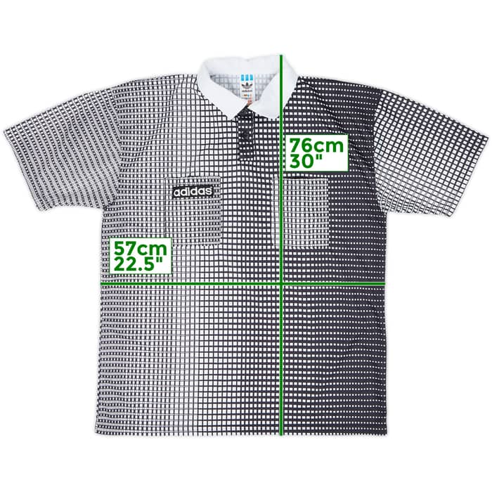 1990s adidas Referee Template Shirt - 10/10 - (L)
