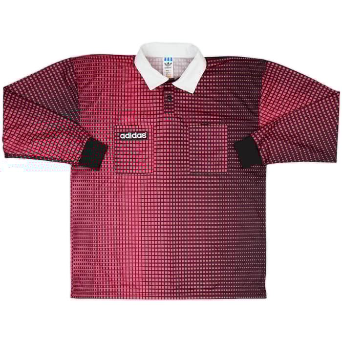 1990s adidas Referee Template L/S Shirt - 10/10 - (L)