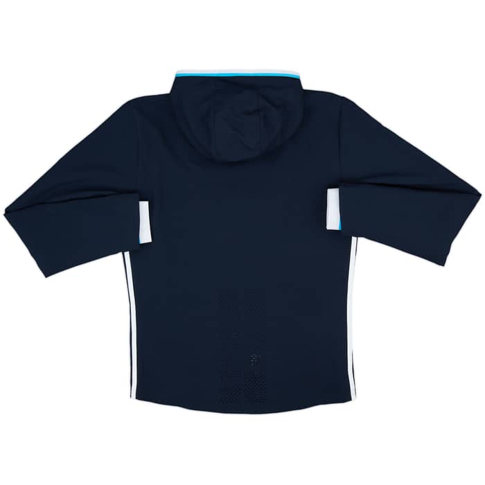 2016-17 Olympique Marseille adidas Hooded Tracksuit - 7/10 - (S)