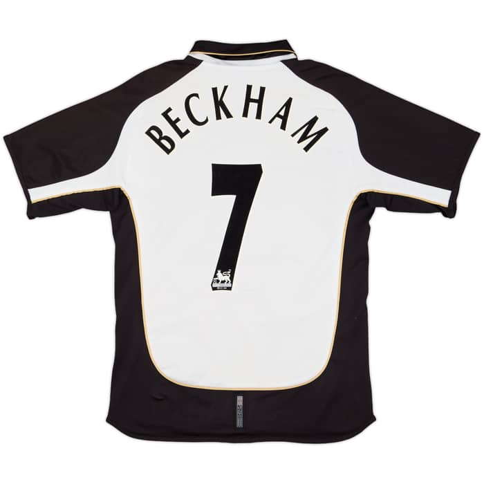 2001-02 Manchester United Centenary Away/Third Shirt Beckham #7 - 8/10 - (L)