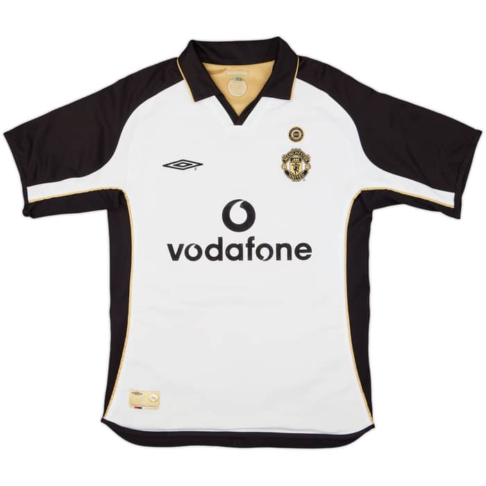 2001-02 Manchester United Centenary Away/Third Shirt Beckham #7 - 8/10 - (L)