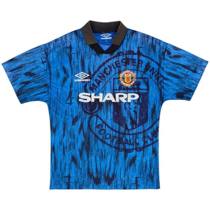1992-93 Manchester United Away Shorts - 4/10 - (L.Boys)