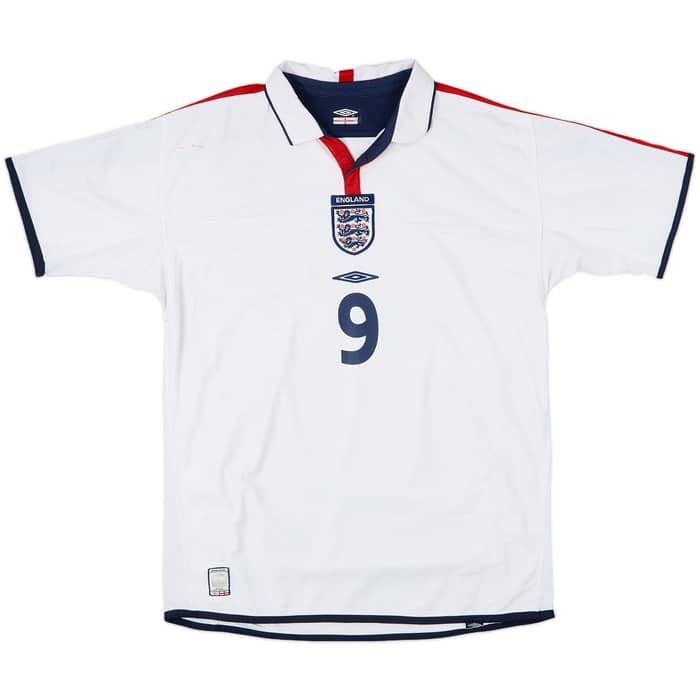 2003-05 England Home Shirt Rooney #9 - 7/10 - (L)