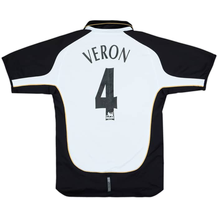 2001-02 Manchester United Centenary Away/Third Shirt Veron #4 - 7/10 - (S)