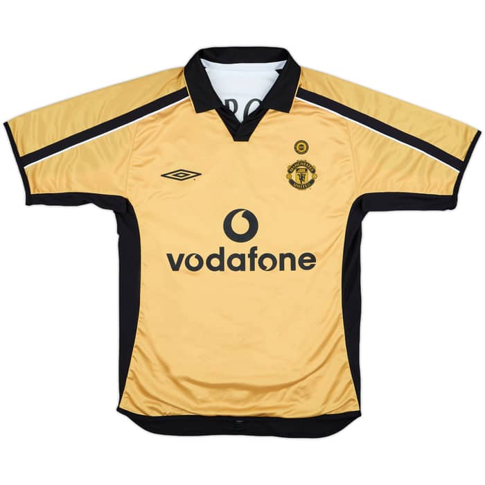 2001-02 Manchester United Centenary Away/Third Shirt Veron #4 - 7/10 - (S)