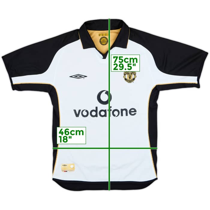 2001-02 Manchester United Centenary Away/Third Shirt Veron #4 - 7/10 - (S)