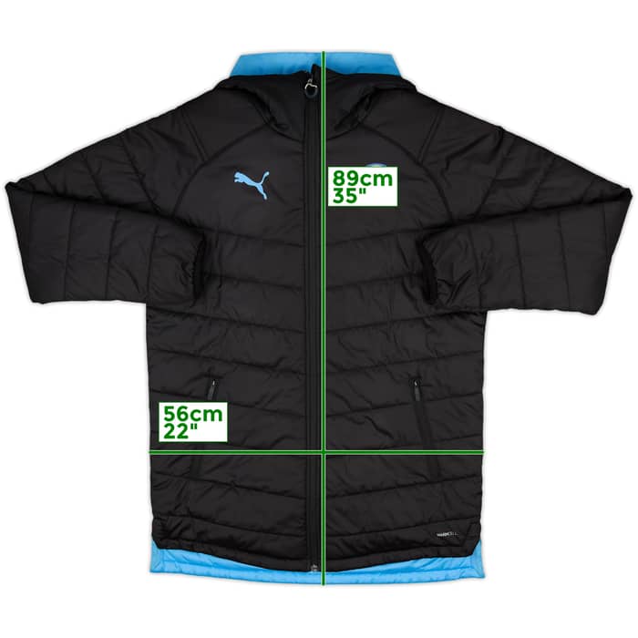 2019-20 Manchester City Puma Reverisble Padded Bench Coat - 10/10 - (S)