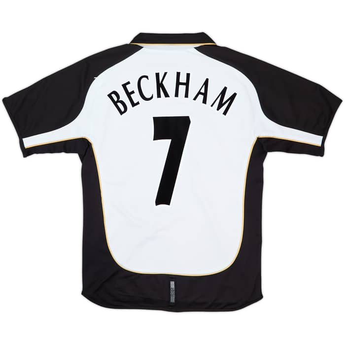 Camiseta de visitante/tercera equipación Centenario del Manchester United 2001-02 Beckham #7 - 5/10 - (L)