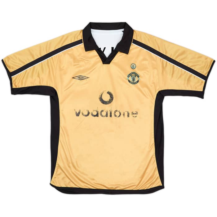 Camiseta de visitante/tercera equipación Centenario del Manchester United 2001-02 Beckham #7 - 5/10 - (L)