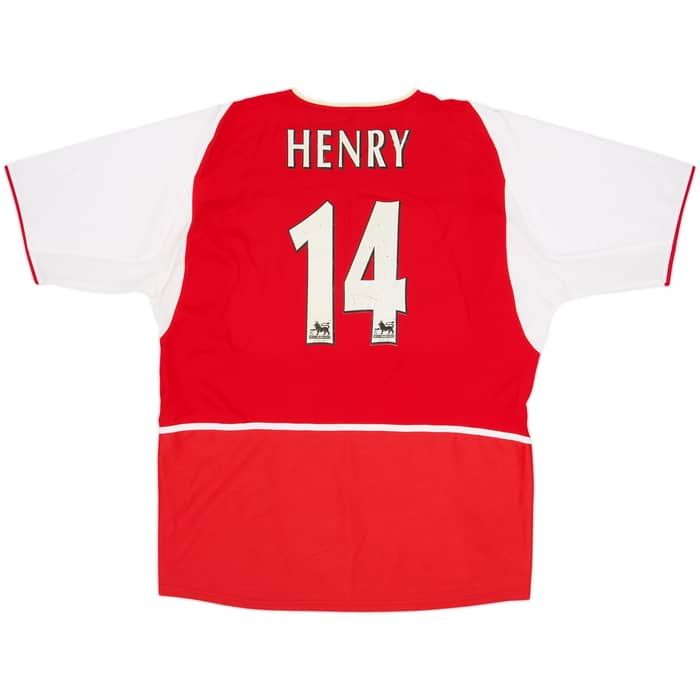 2002-04 Arsenal Home Shirt Henry #14 - 6/10 - (XL)