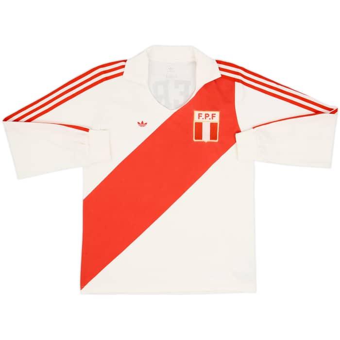 2005 Peru adidas Originals Retro Home L/S Shirt #10 - 8/10 - (S)