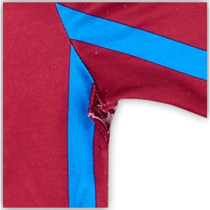 1993-95 Aston Villa Home Shirt Saunders #9 - 4/10 - (M.Boys)