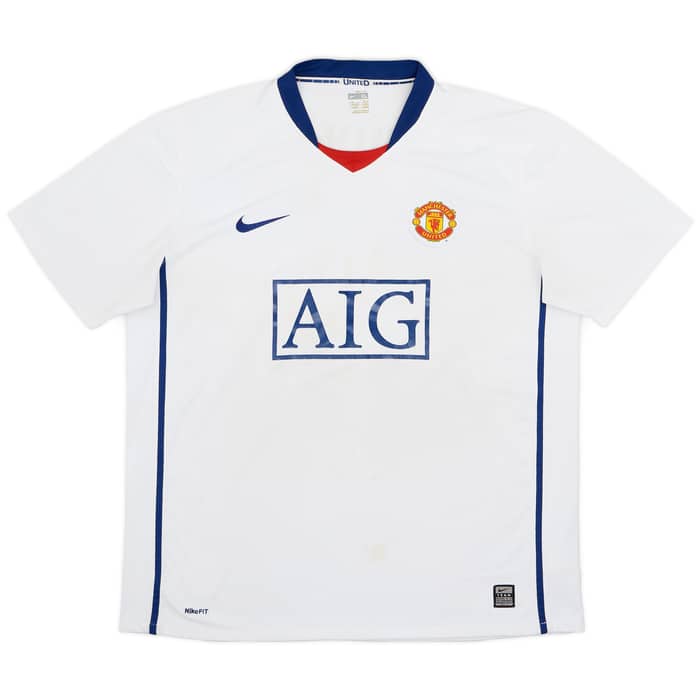 2008-10 Manchester United Away Shirt Vidic #15 - 4/10 - (XL)