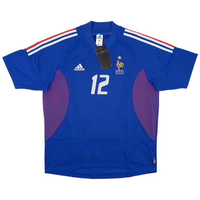 2002-04 France Home Shirt Henry #12 (L)