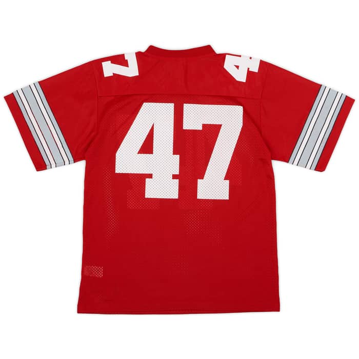 2002-05 Ohio State Buckeyes Hawk #47 Nike Home Jersey - 7/10 - (L.Boys)