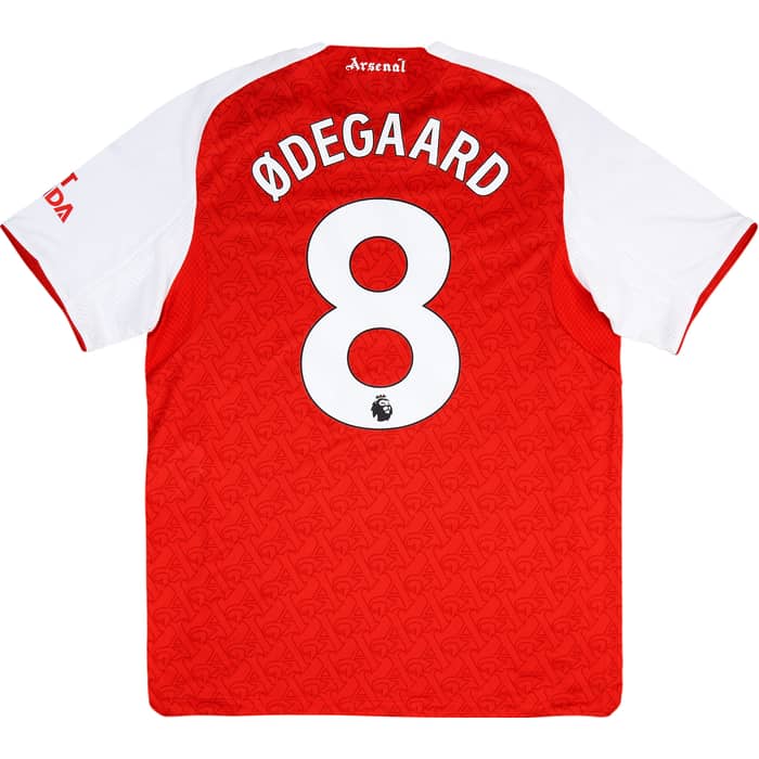 2025-26 Arsenal Authentic Home Shirt Odegaard #8